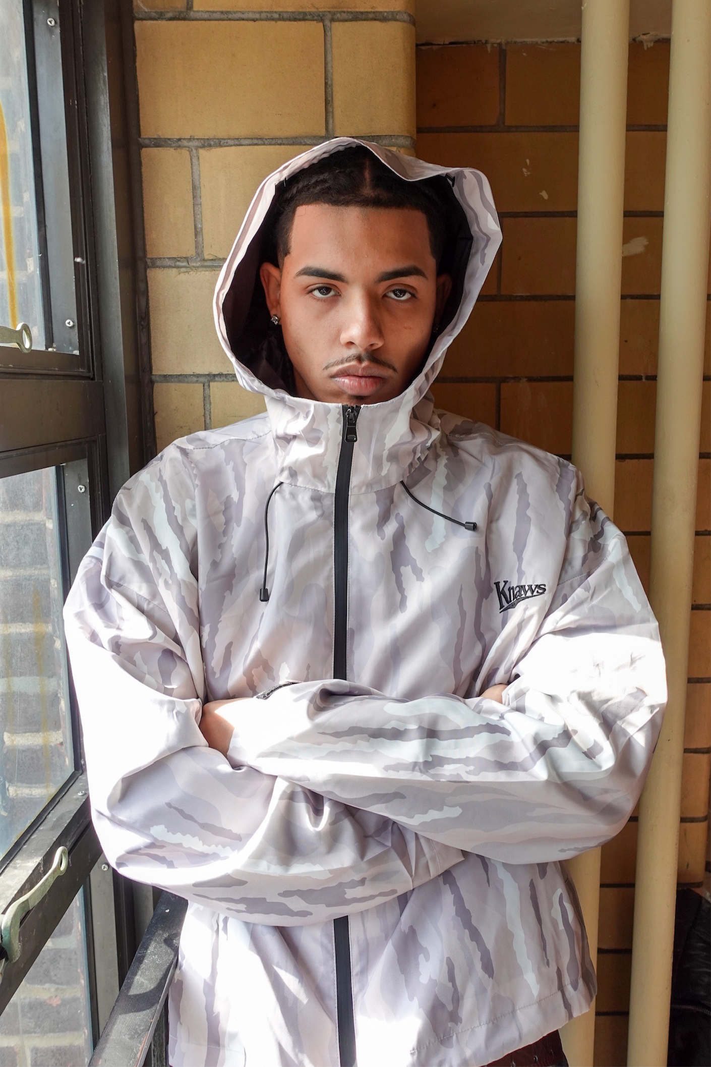 Desert Camo Windbreaker