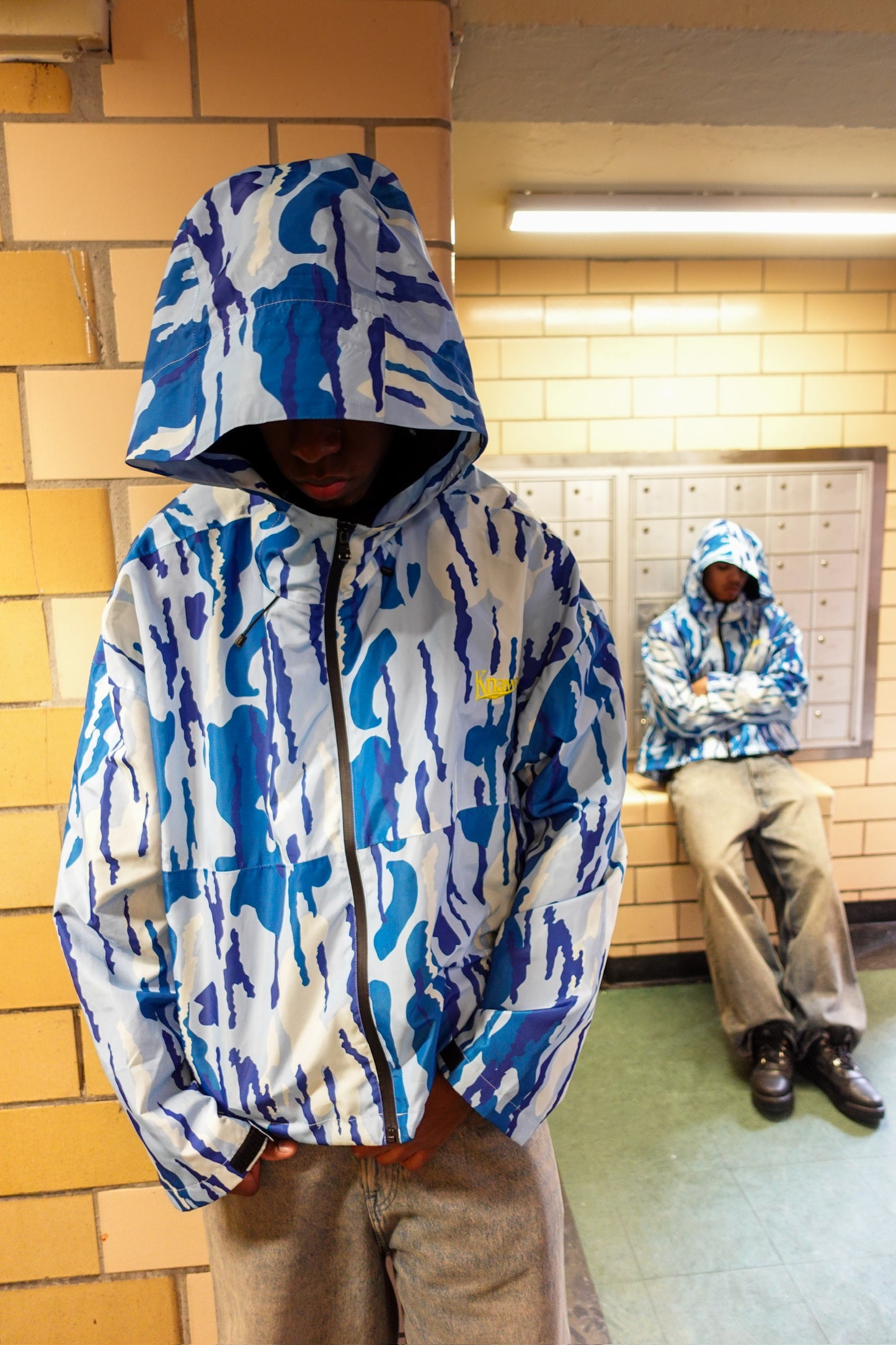 Arctic Camo Windbreaker