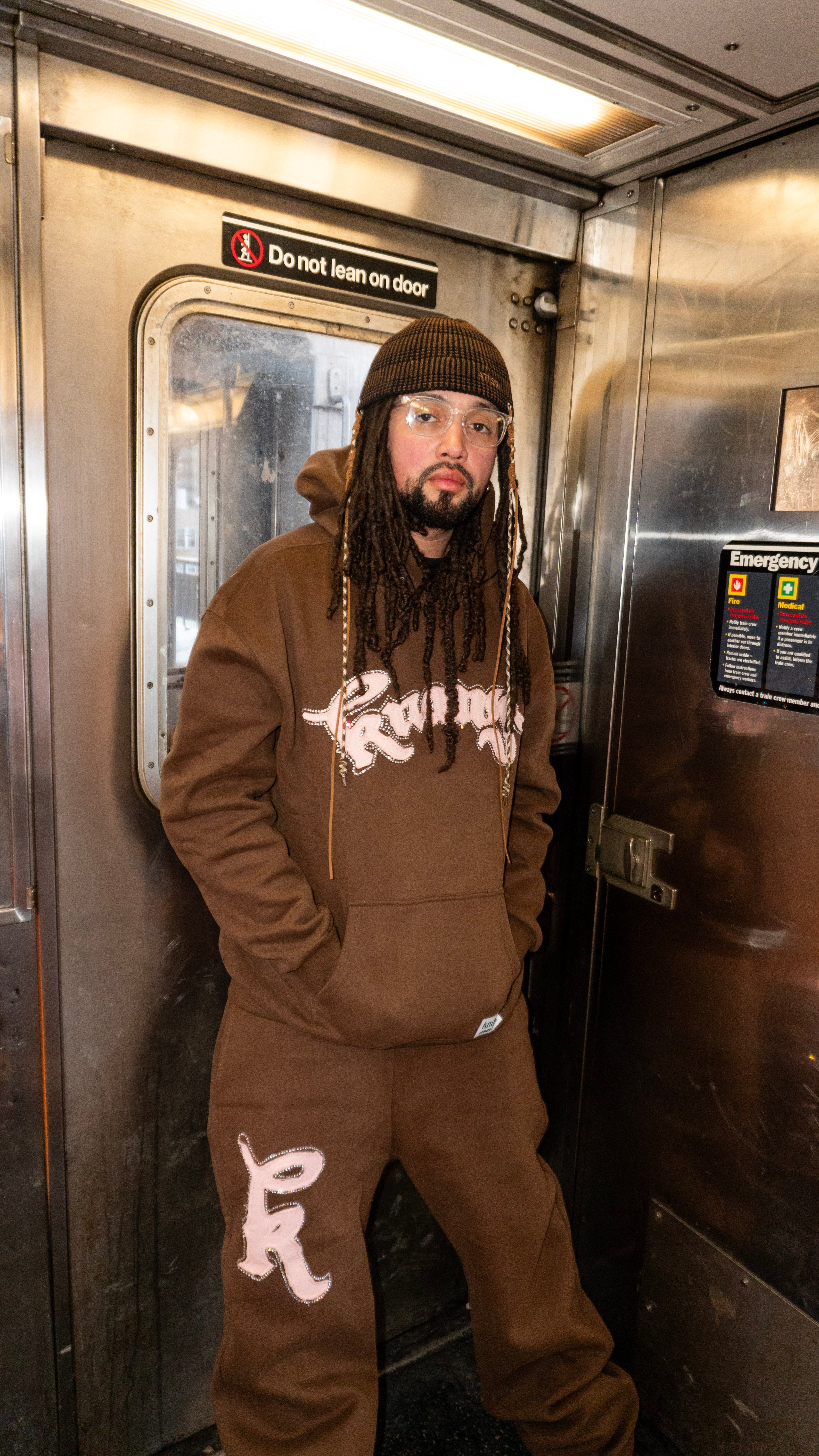 Brown Teddy Hoodie – KNAWS.NY