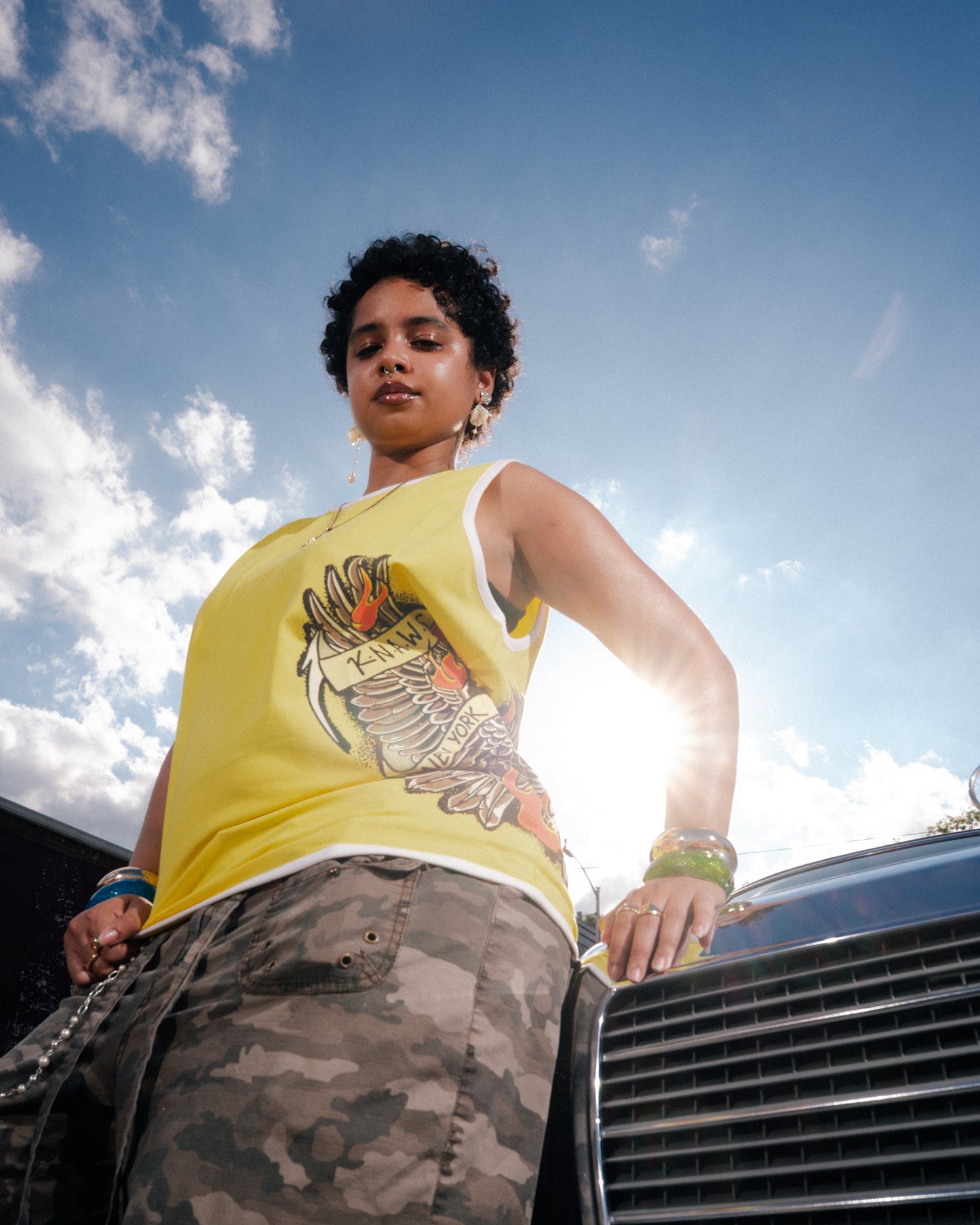 Burning Eagle Tank (Yellow)