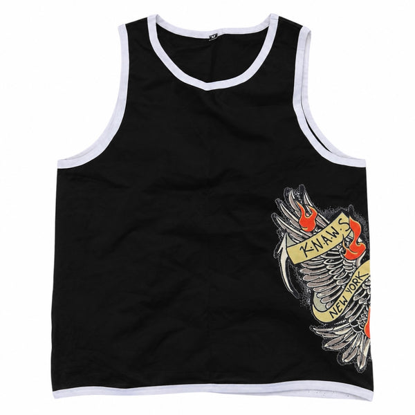 Burning Eagle Tank (Black)